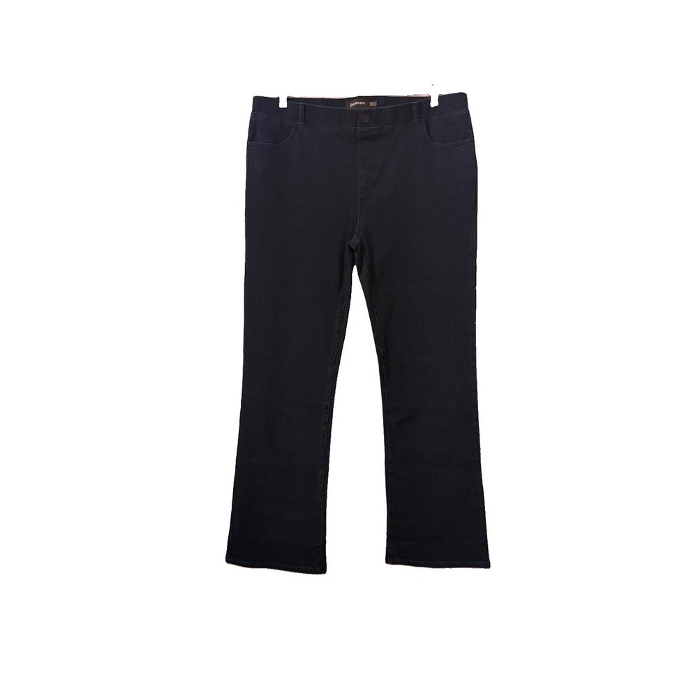 Betabrand Jeans 2XL Tall Signature Stretch Dark Bootcut Pull On High Rise Denim